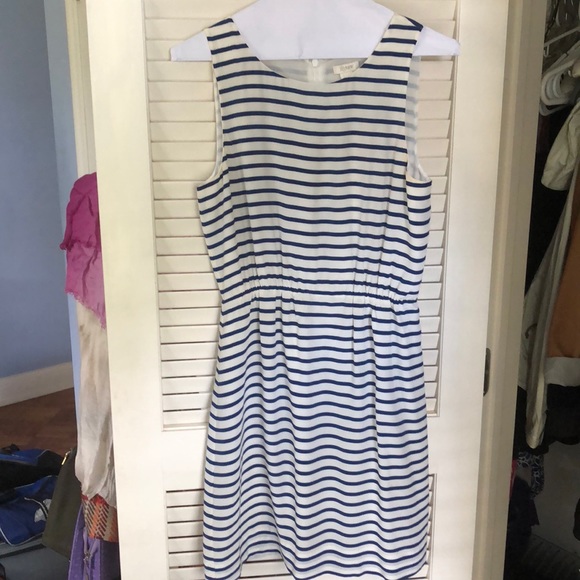 J. Crew Dresses & Skirts - Nautical Stripe Sleeveless Dress